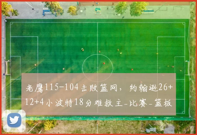 老鹰115-104击败篮网，约翰逊26+12+4小波特18分难救主_比赛_篮板_NBA